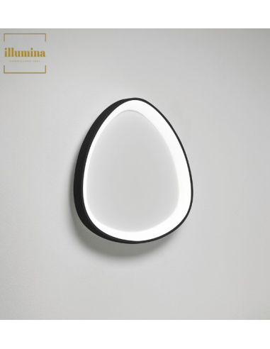 PLAFONIERA LIFERING-P 42 NERO 38W