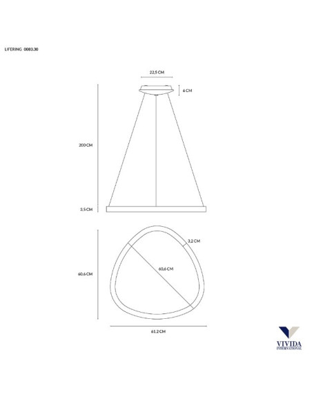 SOSPENSIONE LIFERING-P 61 SABBIA 48W