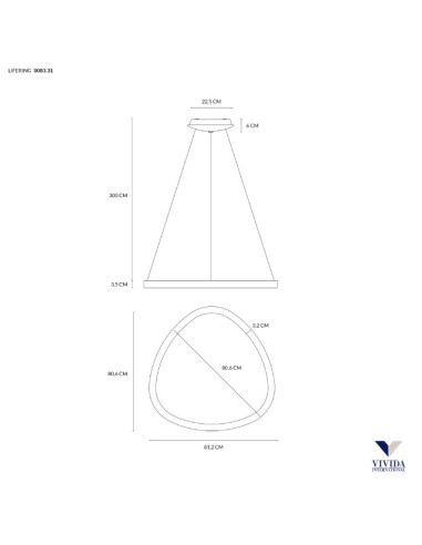 SOSPENSIONE LIFERING-P 81 BRONZO 60W
