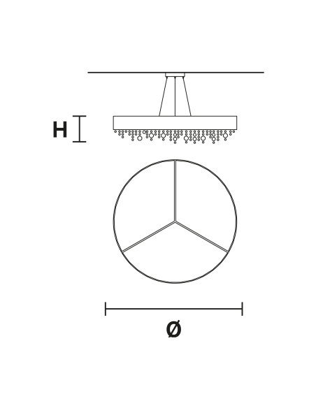 SOSPENSIONE OLA' S90 BRONZO V83 E SMOKY