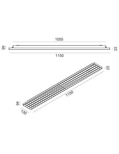 PLAFONIERA/SOSPENSIONE GPL431