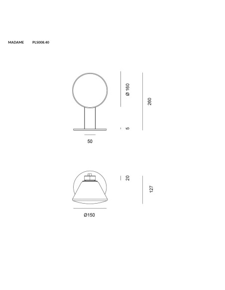 LAMPADA DA TAVOLO MADAME