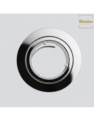 FARETTO INCASSO GU10 DIK FIX 230V CROMO