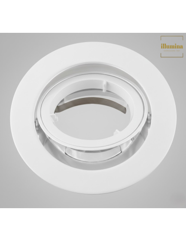 FARETTO INCASSO ORIENTABILE GU10 DIK FIX 230V BIANCO