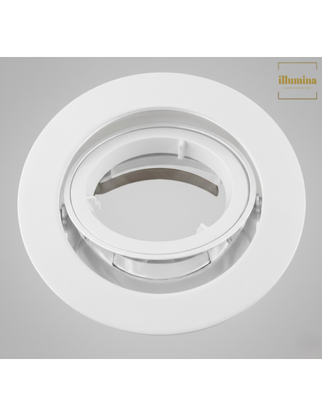 FARETTO INCASSO ORIENTABILE GU10 DIK FIX 230V BIANCO