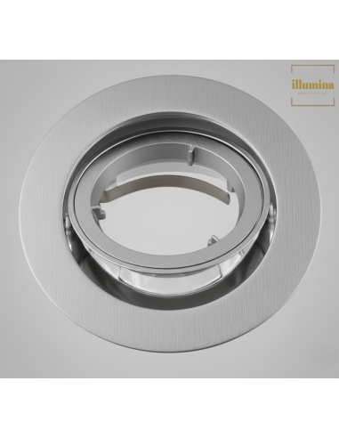 FARETTO INCASSO ORIENTABILE GU10 DIK FIX 230V INOX