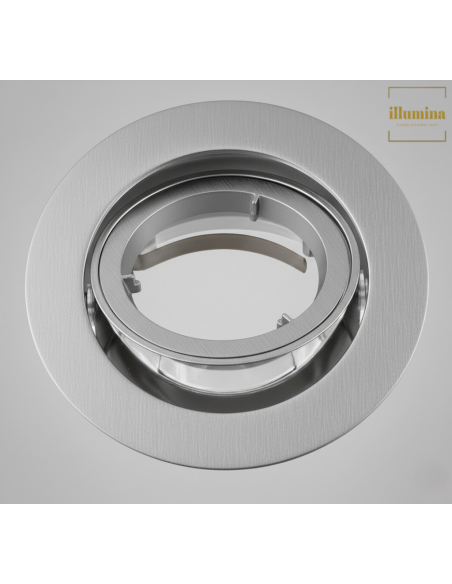 FARETTO INCASSO ORIENTABILE GU10 DIK FIX 230V INOX
