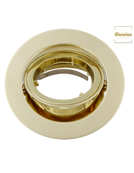 FARETTO INCASSO ORIENTABILE GU10 ORO
