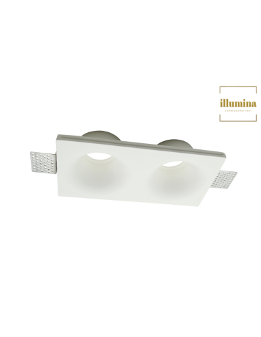 FARETTO IN GESSO DOPPIO TONDO SVASATO