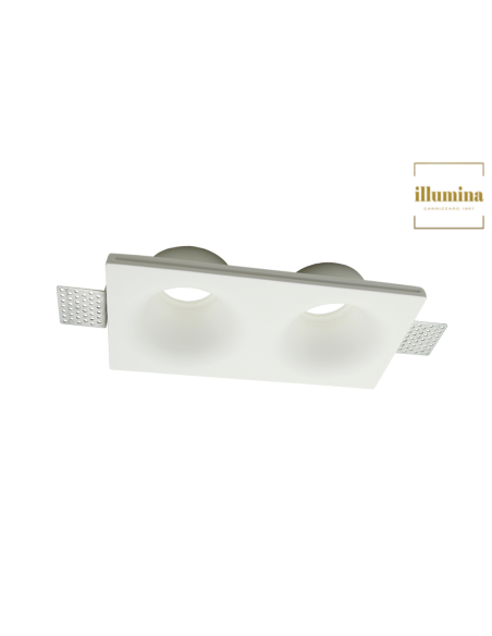 FARETTO IN GESSO DOPPIO TONDO SVASATO