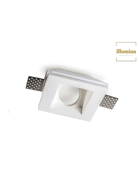 FARETTO IN GESSO INCLINATO QUADRATO