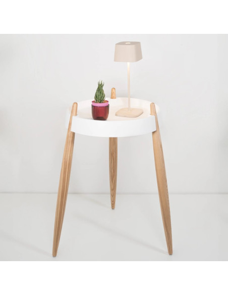 TAVOLINO LIOLA' 54.7x67 CM BIANCO