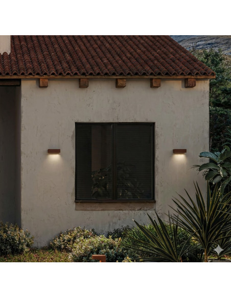 APPLIQUE FORWARD LED 15,5W CORTEN