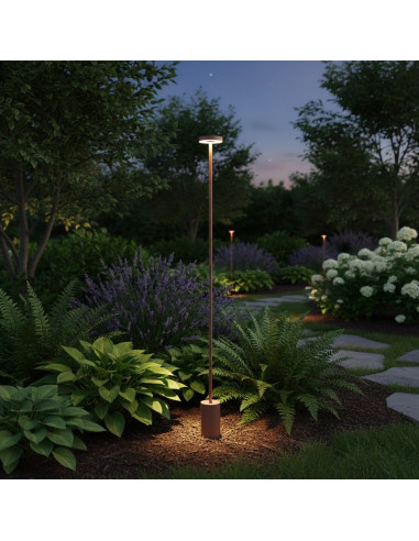 PALETTO ELFIC 12 W CORTEN 120 CM