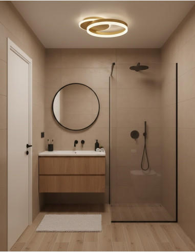 APPLIQUE/PLAFONIERA TARA ORO 28W