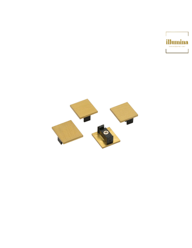 TESTATE TERMINALI PER BINARIO DECORATIVO ORO