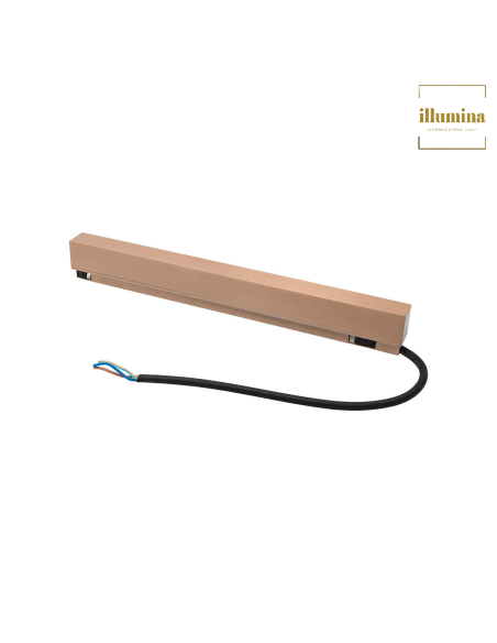 ALIMENTATORE AD INCASTRO PER BINARIO DECORATIVO CHAMPAGNE 100W