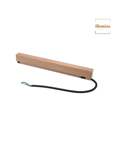 ALIMENTATORE AD INCASTRO PER BINARIO DECORATIVO CHAMPAGNE 200W