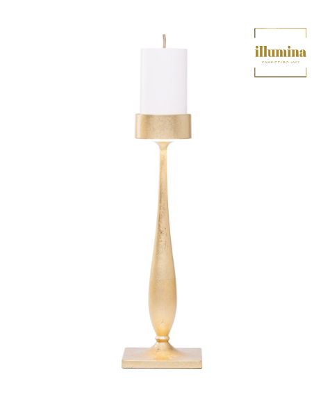 LAMPADA DA TAVOLO PERPETUA BAROCCO FOGLIA ORO