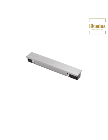 GIUNTO LINEARE ELETTRICO PER BINARIO DECORATIVO NICKEL