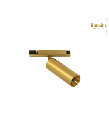 SPOT ORIENTABILE 8W PER BINARIO DECORATIVO ORO