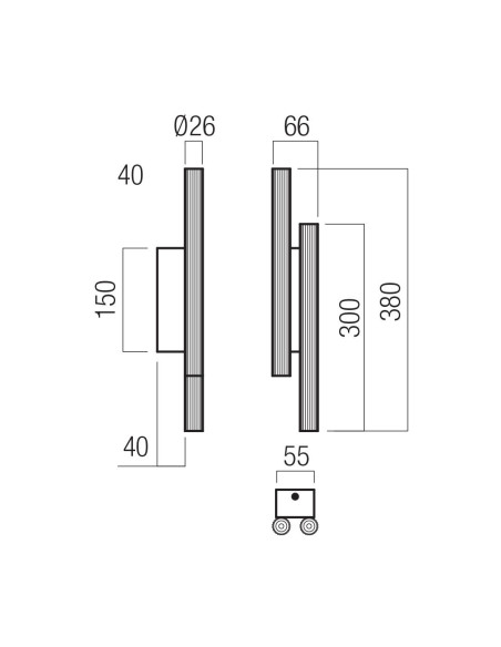 APPLIQUE NIKOS ORO 2X4W
