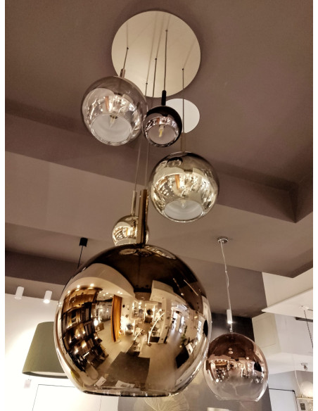 SOSPENSIONE GLO MINI ORO SPECCHIATO