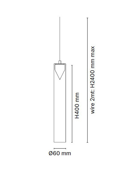 SOSPENSIONE ICONICA TALL BRONZO