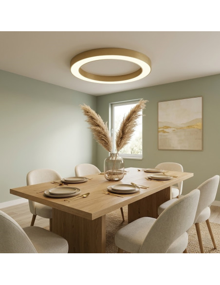 PLAFONIERA GLOBUS ORO 60CM 40W