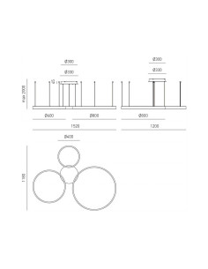 SOSPENSIONE CRISEIDE S/3D ORO 2