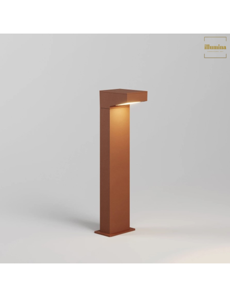 PALETTO FORWARD LED H 500MM CORTEN
