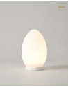 LAMPADA DA TAVOLO LE UOVA MEDIA BIANCO