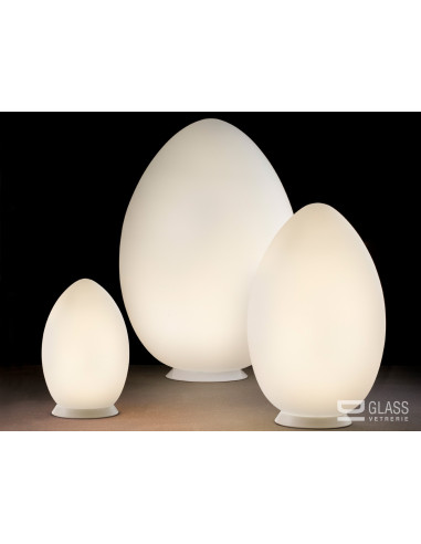 LAMPADA DA TAVOLO LE UOVA MEDIA BIANCO