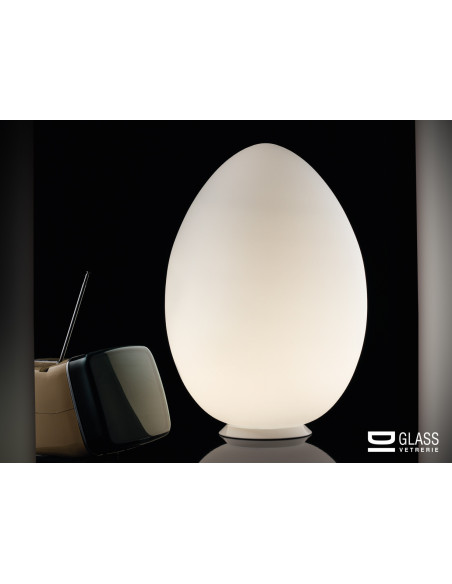 LAMPADA DA TAVOLO LE UOVA MEDIA BIANCO