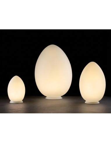 LAMPADA DA TAVOLO LE UOVA MEDIA BIANCO