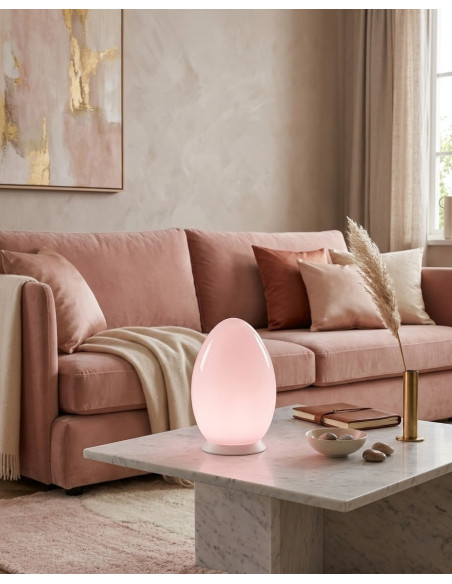 LAMPADA DA TAVOLO LE UOVA PICCOLA ROSA