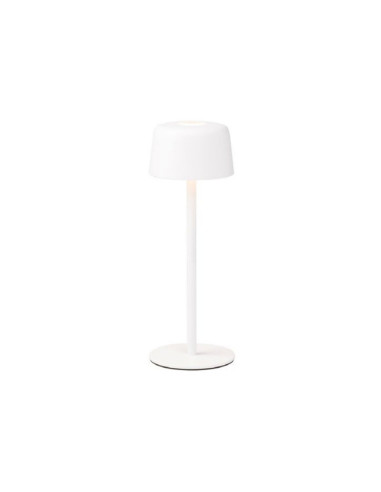 LAMPADA DA TAVOLO RICARICABILE 1+1 BIANCO