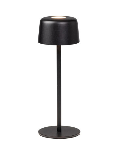 LAMPADA DA TAVOLO RICARICABILE 1+1 NERO
