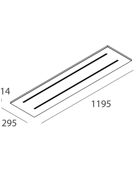 PANNELLO SCHOOL 120X30 CM 4000K