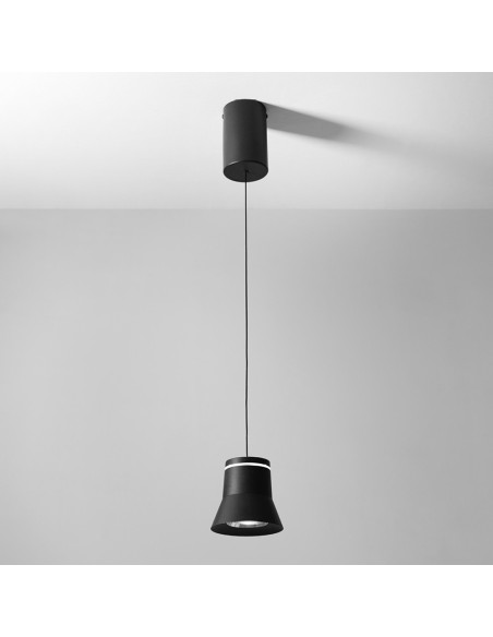 SOSPENSIONE CLOCHE NERO