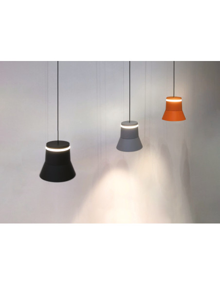 SOSPENSIONE CLOCHE GRIGIO