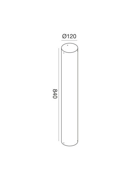 PALETTO COMPONIBILE GES2400 ANTRACITE 84CM