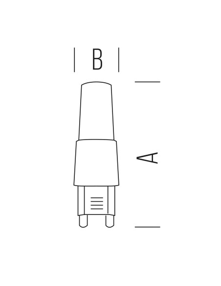 LAMPADA LED G9 COB 3,8W 4000K