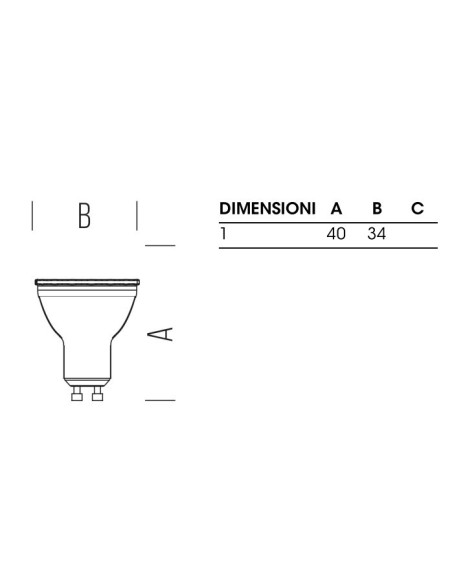 LAMPADA LED MR11 GU4 2,3W 2700K