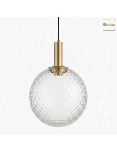 SOSPENSIONE GOLF MAXI ORO/TRASPARENTE