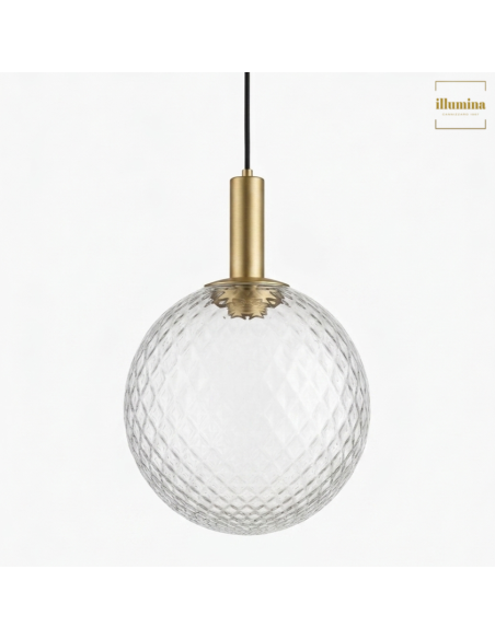 SOSPENSIONE GOLF MAXI ORO/TRASPARENTE