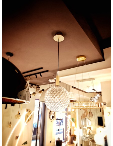 SOSPENSIONE GOLF MAXI ORO/TRASPARENTE