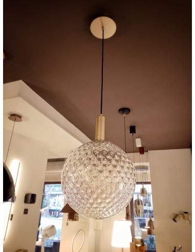 SOSPENSIONE GOLF MAXI ORO/TRASPARENTE