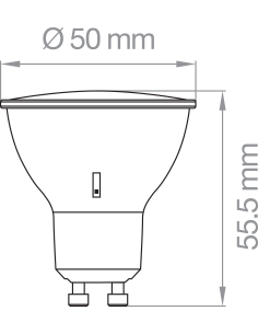 LAMPADINA LED GU10 10W TRICOLOR 10W 2