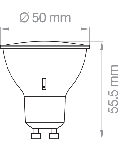LAMPADINA LED GU10 10W TRICOLOR 10W